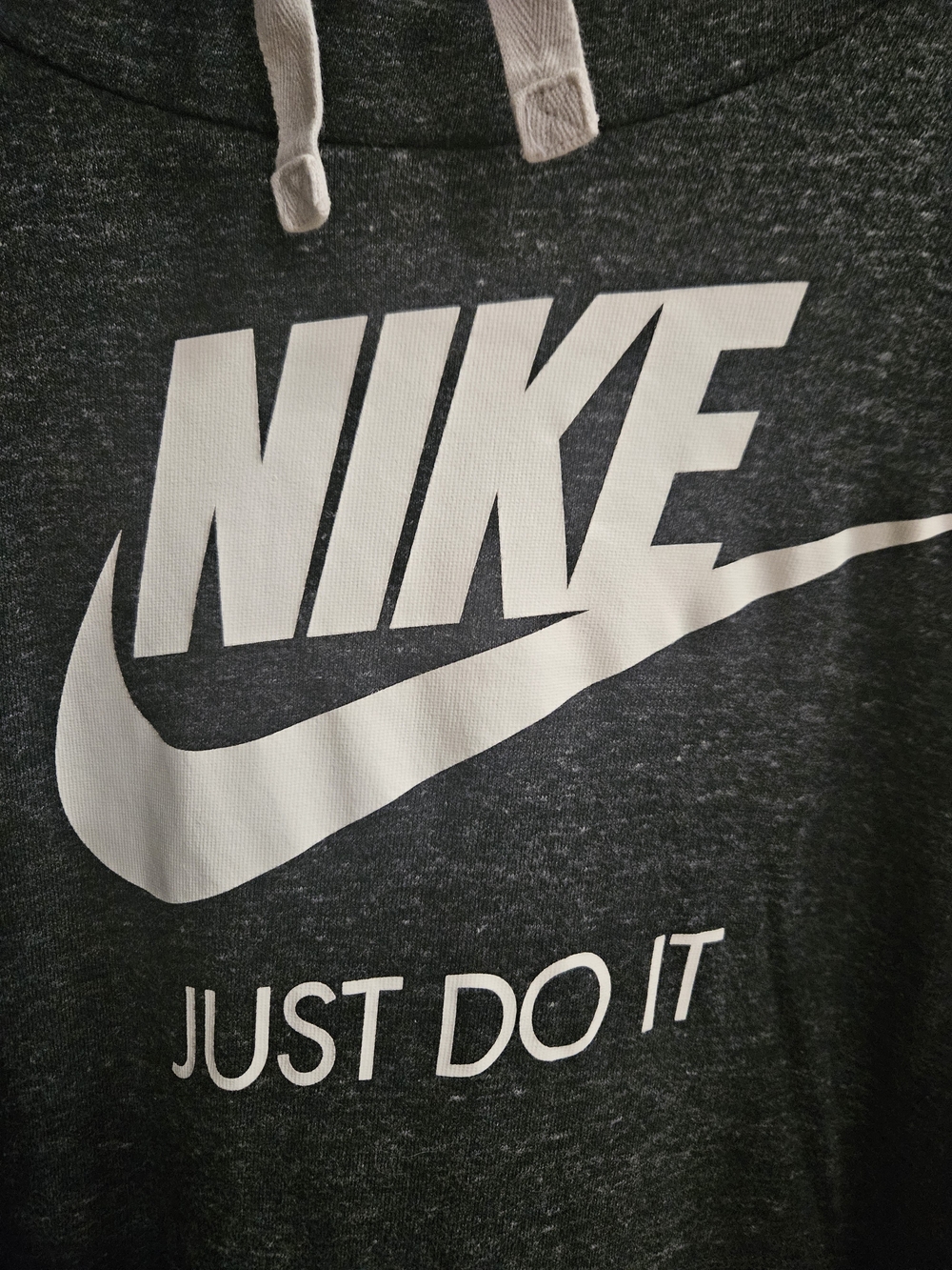 Nike Womens Dark Gray Crewneck Hoodie - Picture 2 of 6